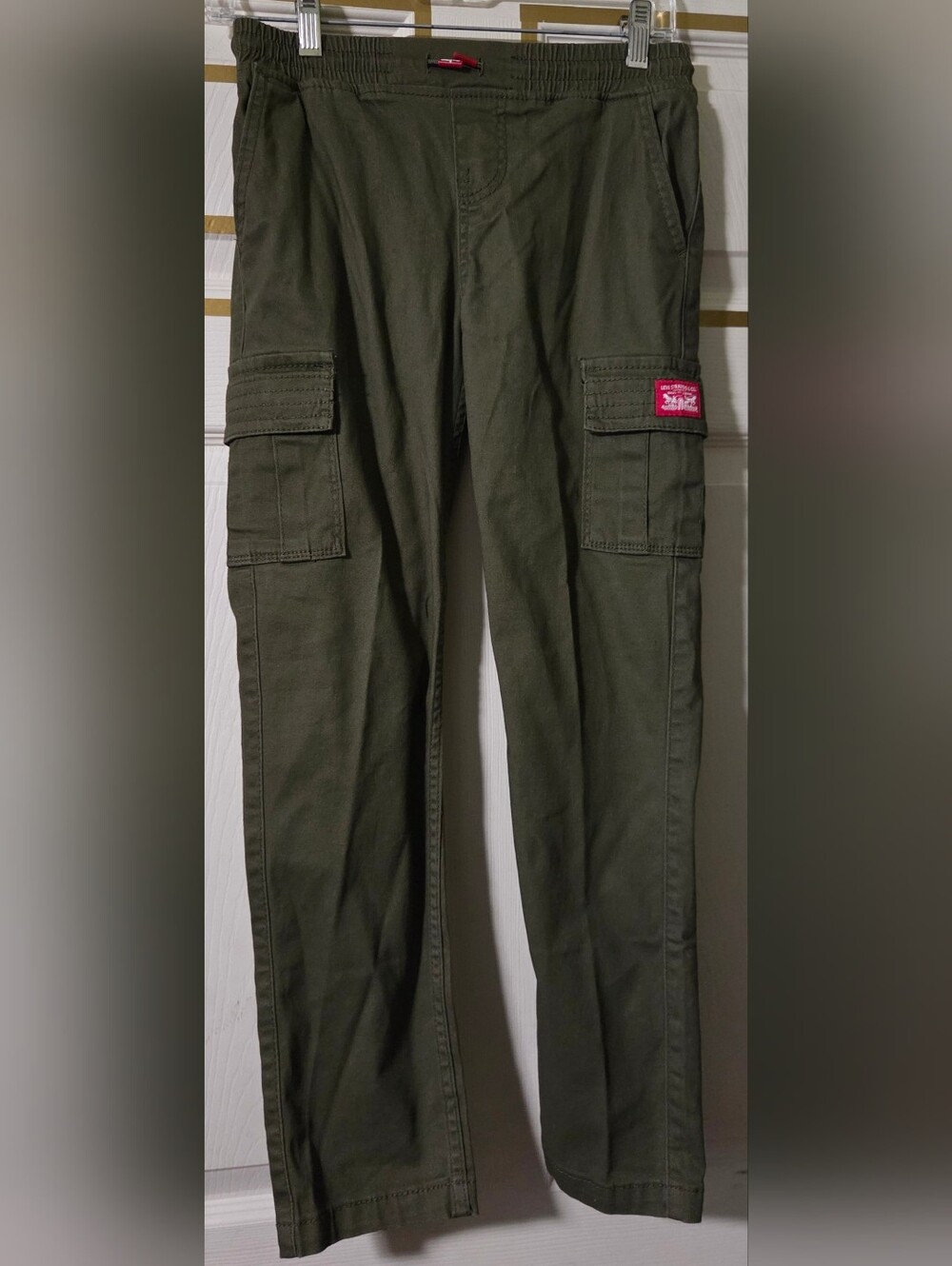 Levi's Olive Green Cargo Pants for Kids